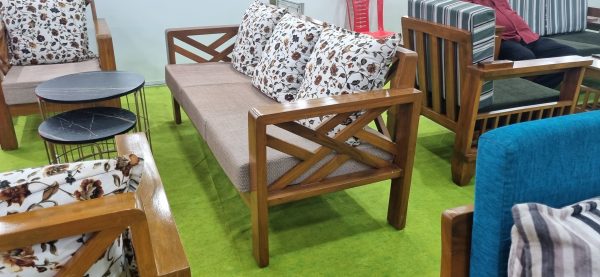 Sofa Set Solid Wood New Box (Custom) - Image 2