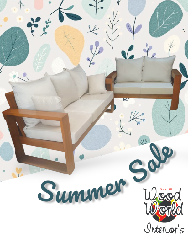 Heidi solid wood sofa (Custom) - Image 2