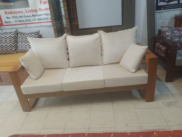 Heidi solid wood sofa (Custom) - Image 4