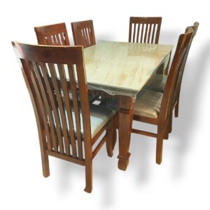 Dining Set Striped 4/6 seater